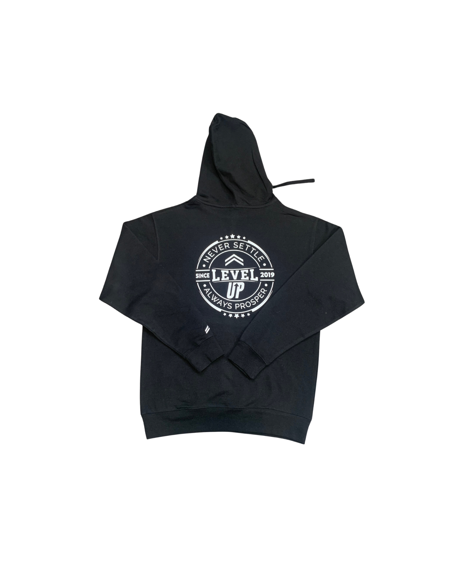 Level Up logo hoodie black