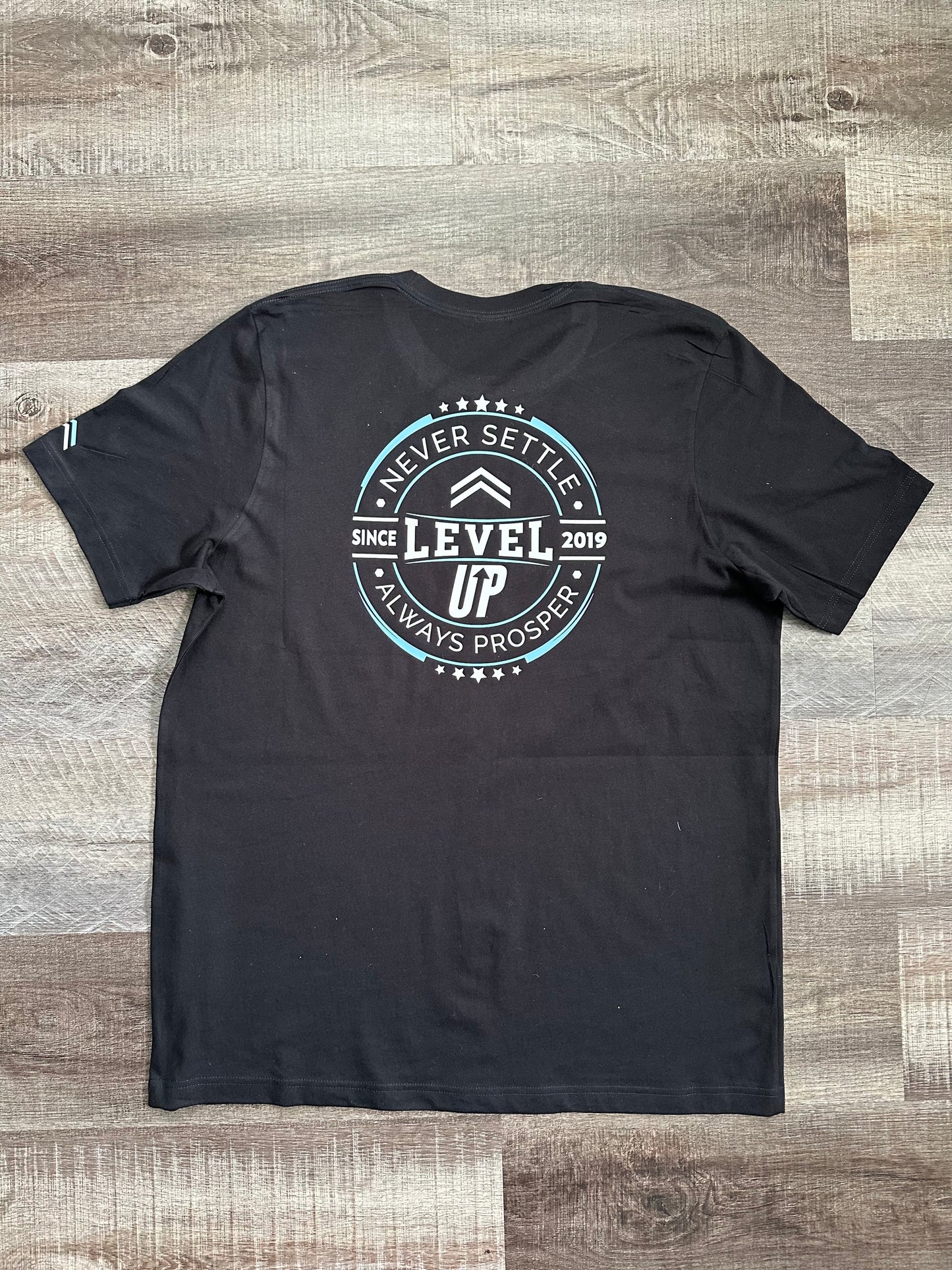 LEVEL UP CHEST LOGO  TEE - CAROLINA