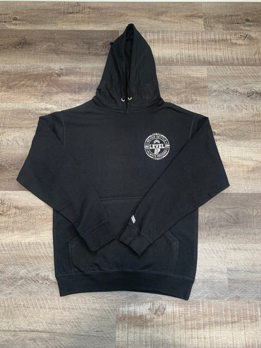 Level Up logo hoodie black